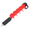 Ice Auger 8in Diameter 28in Length Electric Ice Auger Drill Bit with Floating Device for Deep Waters