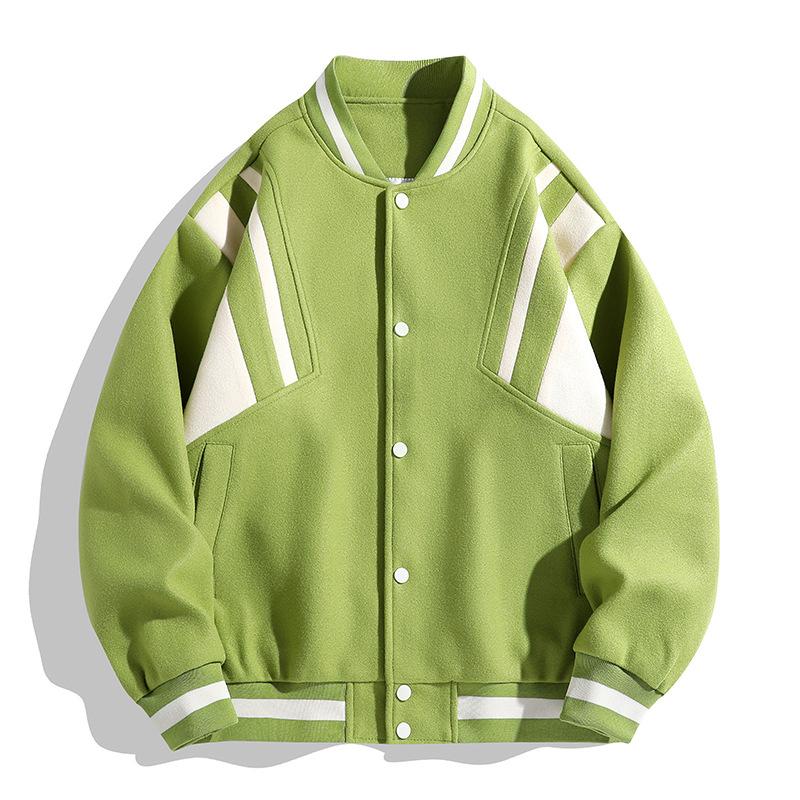 Veřejná verze Pánské jarní a podzimní nové baseballové uniformy pro muže a ženy, Pánské ležérní a všestranné, Mladistvé trendy sportovní bundy