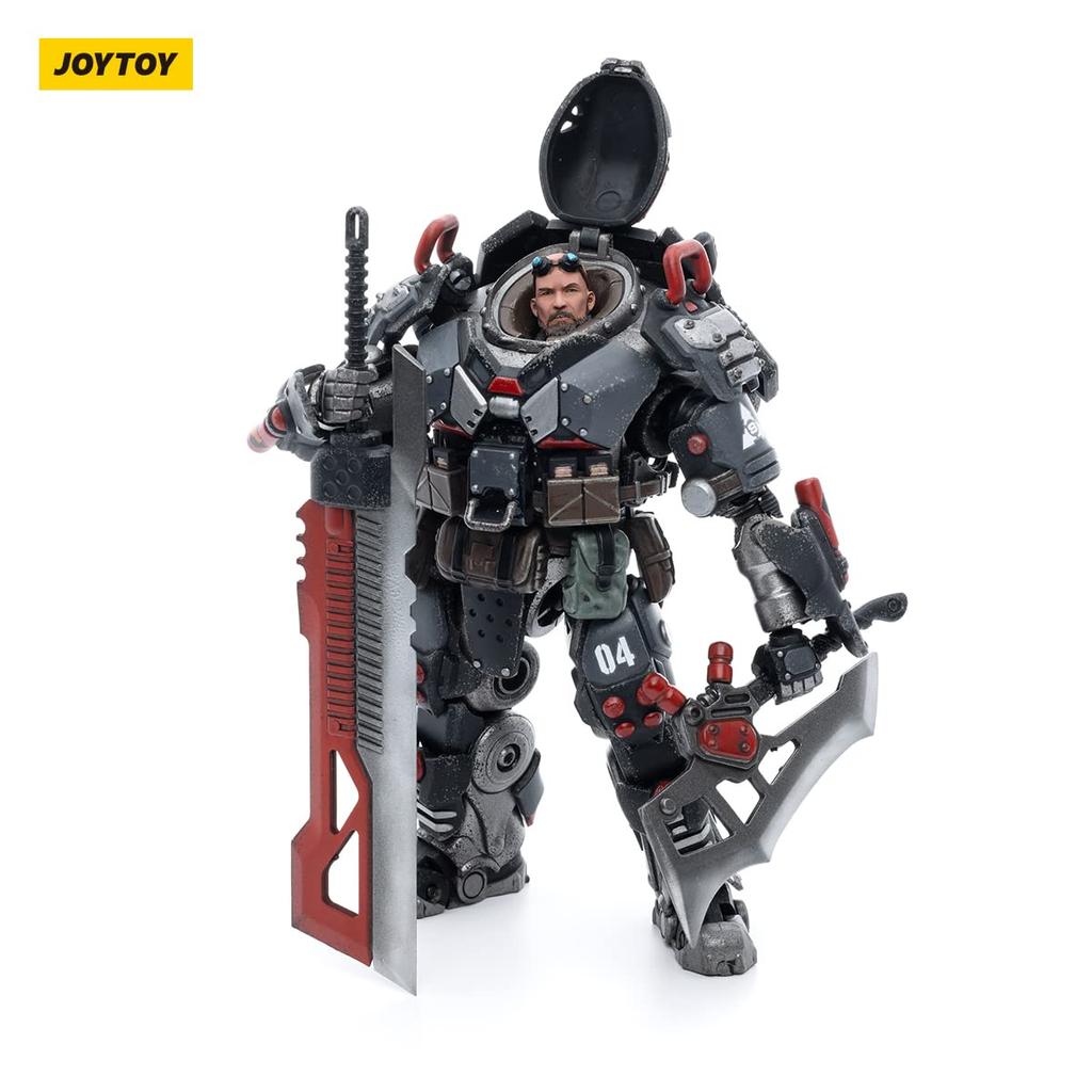 JOYTOY War The Gloomy Expeditionary Obsidian Cavalry Scale PVC ABS Painted Movable Figure Star Force, "Charger" 1/18 &