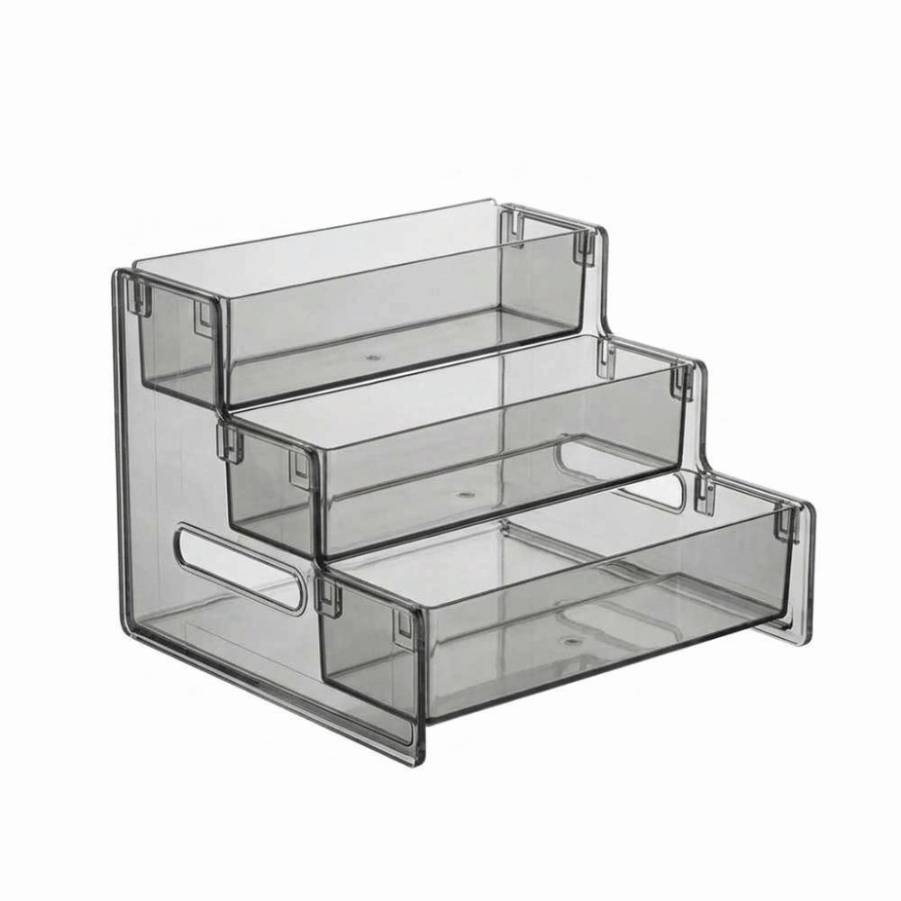 Space Save Jewelry Cosmetic Storage Tray with A Drawer Nail Polish Perfume Stand Holder Home Use