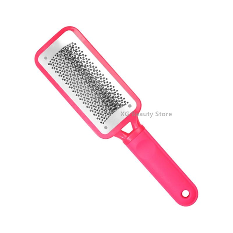 

1/2 шт. Черная двухсторонняя пилка для ног, терка для пяток для ног, пемза для педикюра, металлическая скраб-пилка, инструменты для маникюра и ногтей, профессиональная