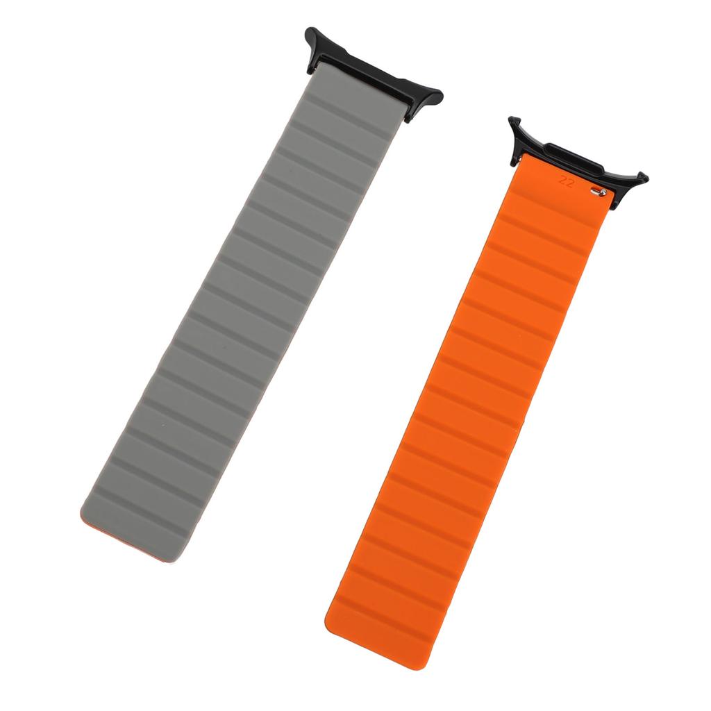 Magnetisches Uhrenarmband Wasserabweisendes Sport-Silikon-Uhrenarmband Ersatz-Uhrenarmband für Uhr 7