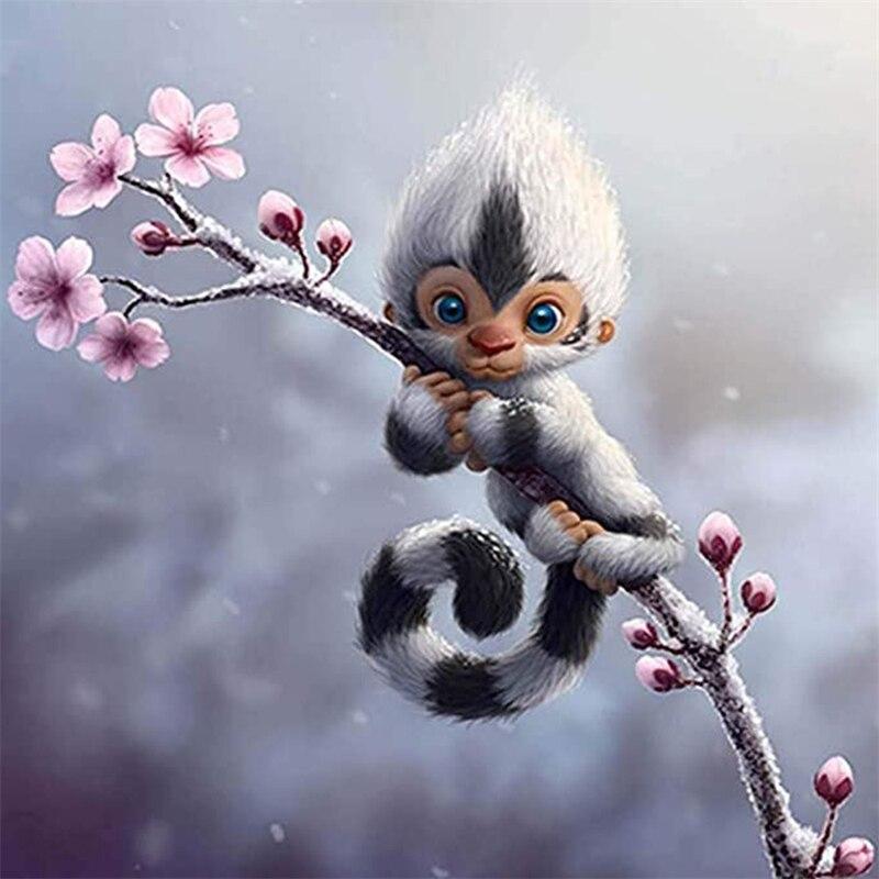 5D-Diamant-Malerei, rund, DIY-Malset, Diamant-Malerei, Kreuzstich-Set, Mosaik-Kunsthandwerk