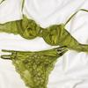 [People's Collection] Big breasts show small breasts, light half a cup of underwear in summer, women's French sexy, with steel rings gathering