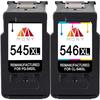 Cartouches d'encre Mony Remanufacturé Cartouches d'encre pour Canon PG-545 CL-546 XL (1 Noir et 1 Tri-Couleur) Compatibl 82912