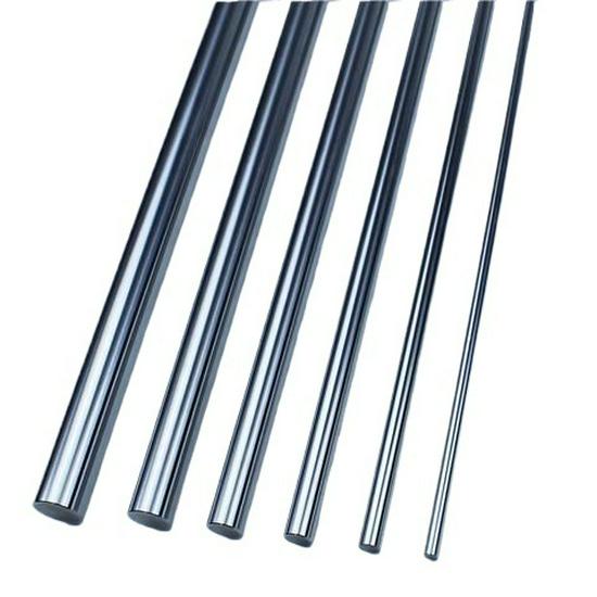 A3 45# Cold Drawn Solid Iron Rod, 35K Carbon Steel, Polished Cylindrical Pin, Bright Round Bar Linear Optical Axis