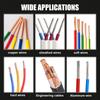 Portable Household Wire Stripp  Manual Wire Stripping Tool 1-25mm Cable Electric Peeling Machine with Hand Crank Support Use with Hand Electric Drill