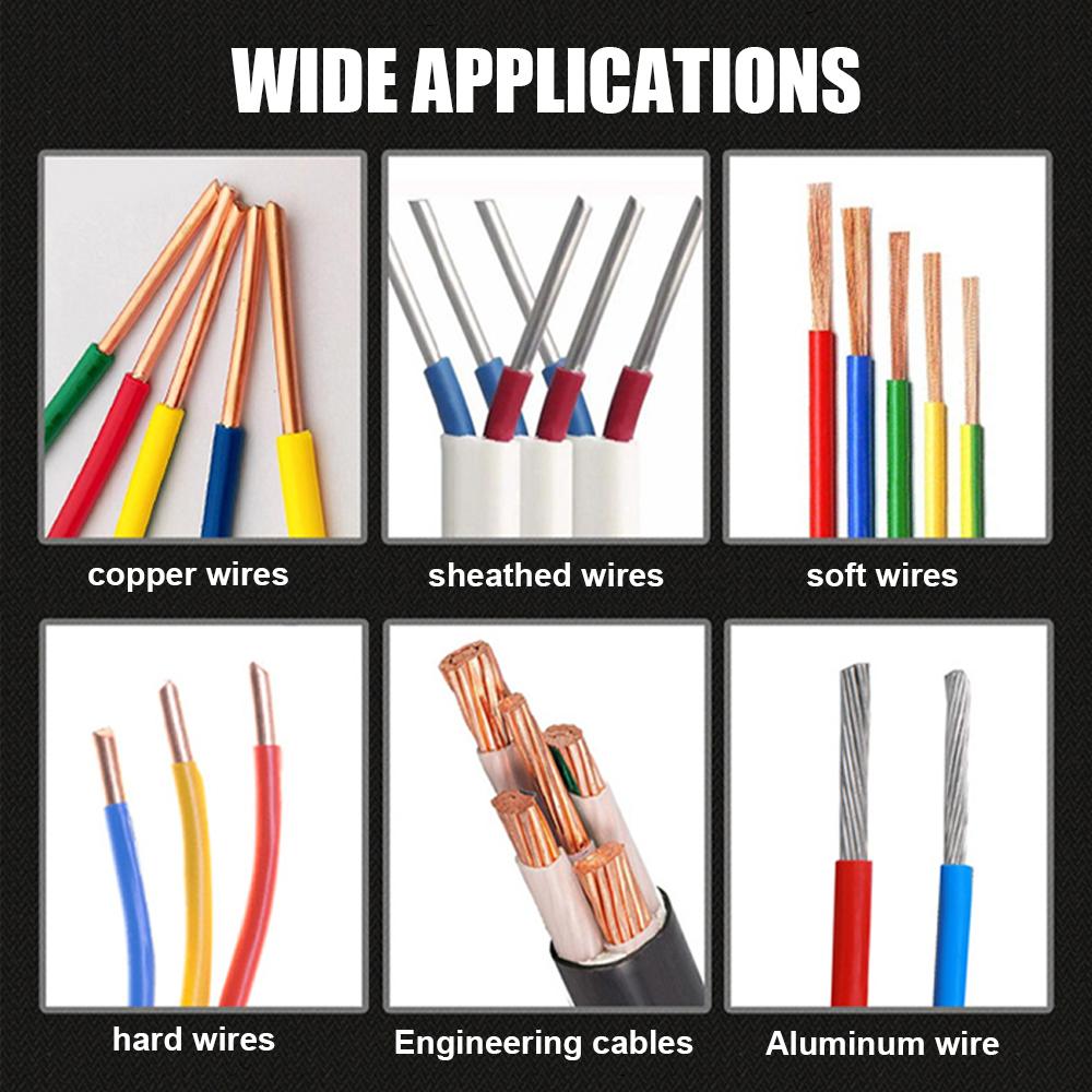 Portable Household Wire Stripp  Manual Wire Stripping Tool 1-25mm Cable Electric Peeling Machine with Hand Crank Support Use with Hand Electric Drill