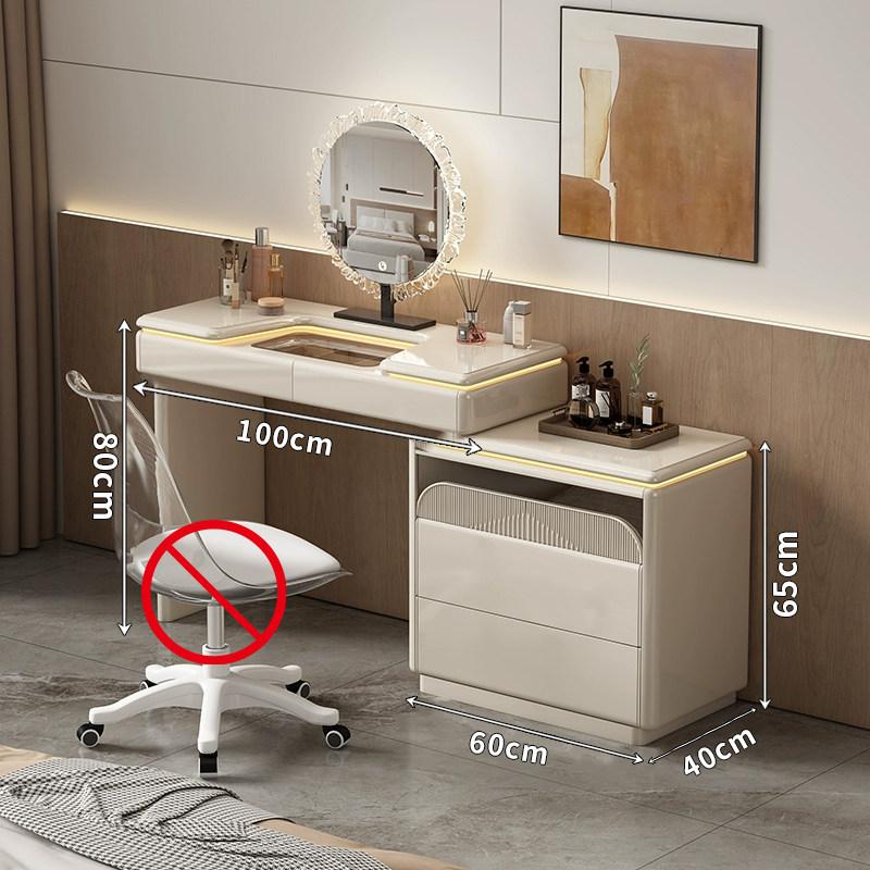 Chest Of Drawers Dressing Table Light With Mirror Stool Hotel Makeup Vanity Desk Luxury Wooden Hairstyle Bedroom Furniture
