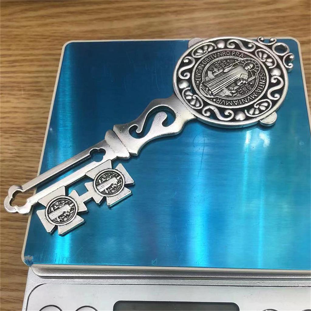 Set of 2 Religious Key Rack Wall Mount for Believers Easy Installation Hanging Pendant Stylish Home Door Adornment