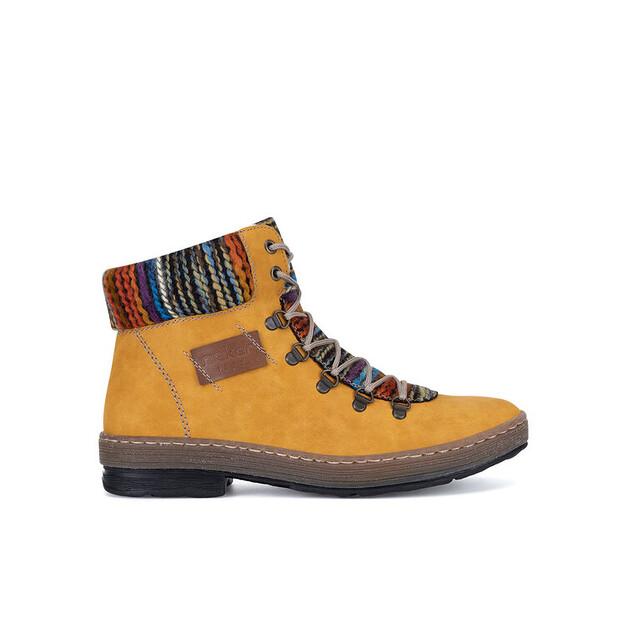 Rieker Z6743-68 Yellow Ankle Boots