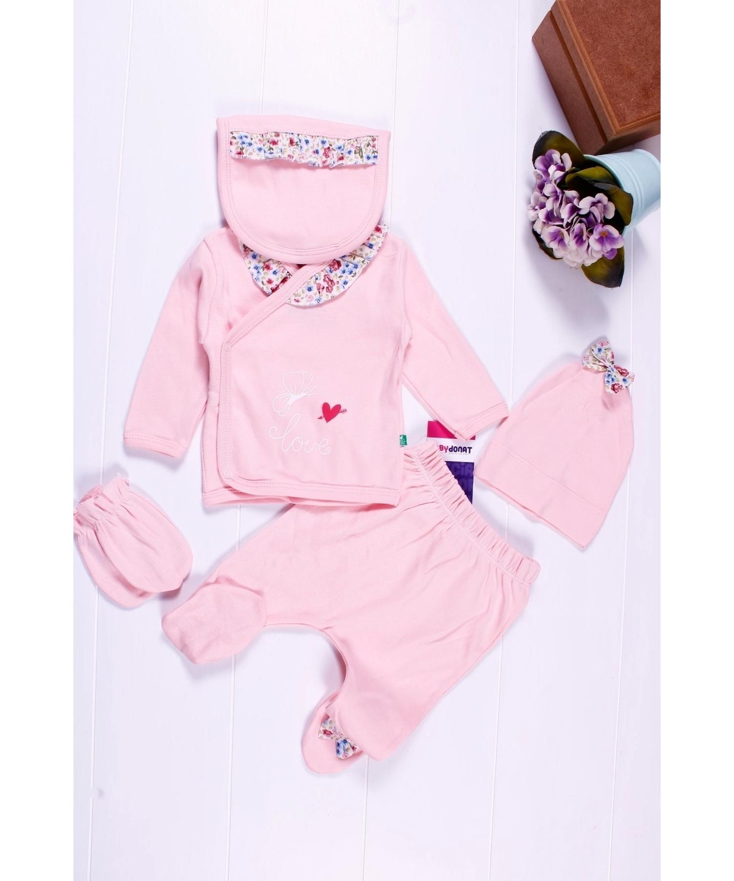 

Frill Detailed 5-Piece Baby Girl Hospital Outlet Set