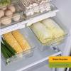 Transparente Ausziehbare Kühlschrank-Aufbewahrungsbox für Gemüse, Obst und Eier
