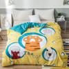 1Pcs Cartoon Dinosaur Duvet Cover 100% Cotton Skin-friendly Breathable Zipper Quilt Cover for Kids Boys Girls Bedroom Decor