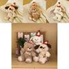 Adorable Bear Plush Toy For Girls Birthday Gift Soft Stuffed Animal Doll 25cm