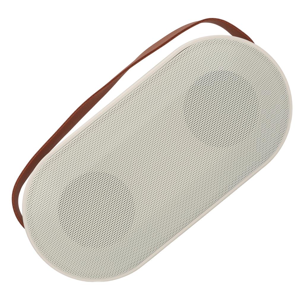 Bluetooth Microphone Speaker Cute Appearance Ambient Light High Power Portable Wireless Speaker for Home Party White