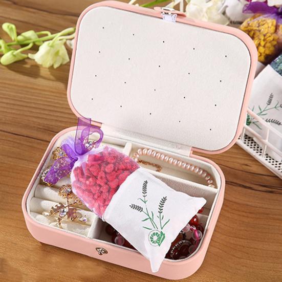 Wardrobe Sachet Natural Long Lasting Fragrance Air Purifying Purple Tulle Ribbon Multi-scent Odor Removal Gifts Closet Car Aromatherapy Bag