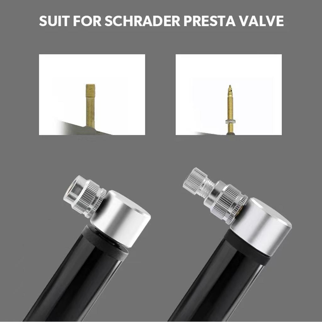 Bicycle Pump Portable Mountain MTB Road Bike Hand Air Pump Tire Inflator Schrader Presta Valve Cycling Pump 120PSI Lightweight