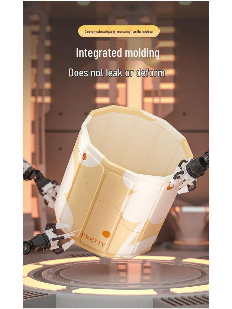 Collapsible Full-Body Bathtub for Adults and Children, Ideal for Bathing, Soaking, and Swimming.