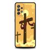Phone Case for Samsung Galaxy A13 A15 A17 A07 A22 A23 A25 A31 A73 A32 A52 A41 5G Soft TPU Faith Christian Religious Jesus Clear