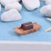 Micro Landscape Micro Landscape Boat Resin Mini Boat Fish Tank Decoration  DIY