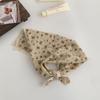 Spring and summer cotton and linen floral 58 lace small square scarf headscarf women's literary small silk scarf decorative scarf headband scarf