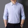 Hengyuanxiang Men's Triple-Proof Wrinkle-Free Long Sleeve Shirt