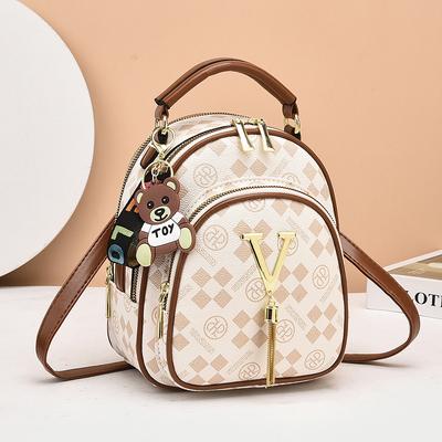 Bag Oblique Span Women 2025 New Versatile Backpack Small Backpack Fashion Portable Shoulder Bag Women's Bag Women's Bag Tide