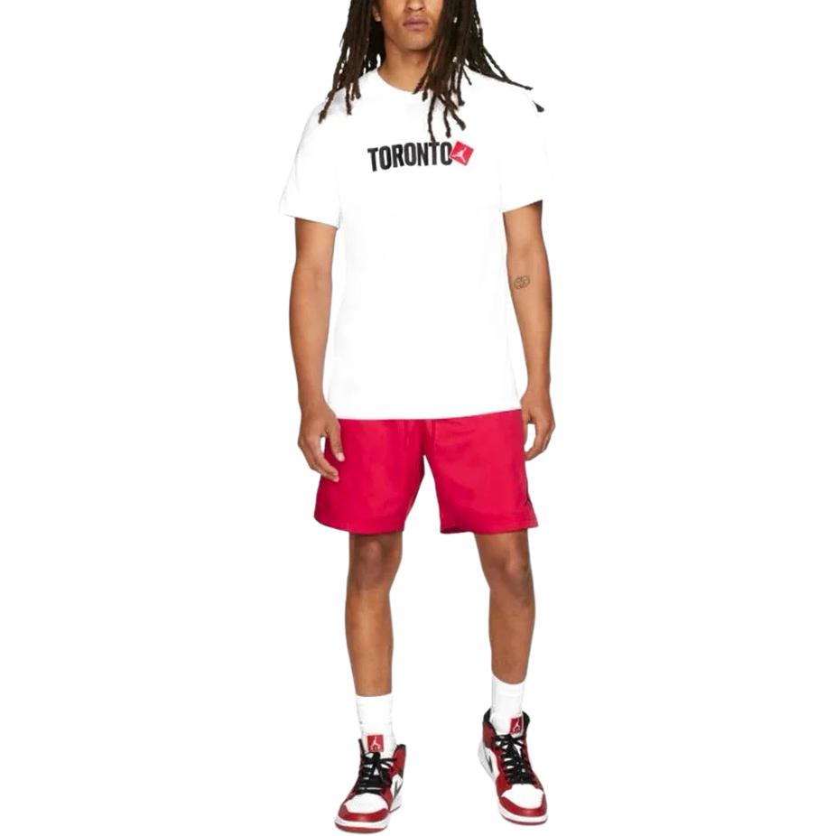 Jordan MJ Toronto City SS T Shirt Men's White DD8042-100