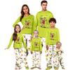 Parent-child Christmas Print Home Suit Long-sleeved Top And Pants