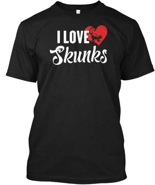 I Love Skunks TTshirt Made in the USA Size S to 5XL M