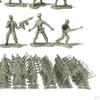 100 Stück Kunststoff 4,5 cm Soldaten Männer Actionfiguren Zubehör Modellspielzeug Kinder