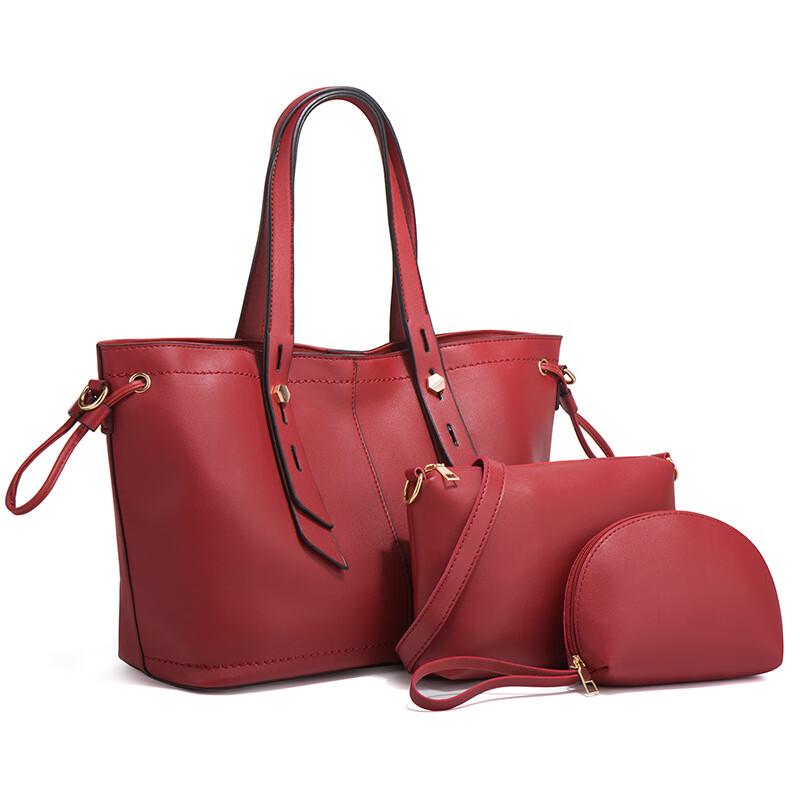 Fashionable Korean Style Women's Three-Piece Handbag Set