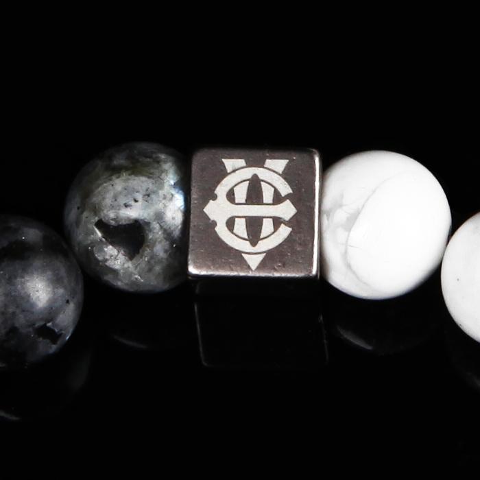 Eightvolume Ev Quartering Bead Bracelet(B&W)