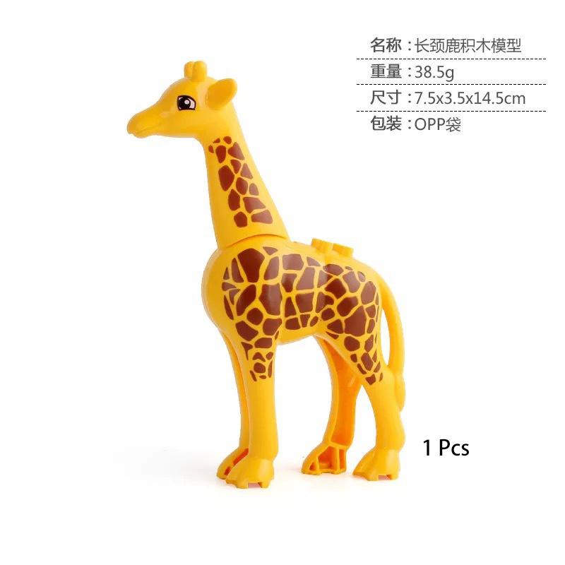 Farm Forest Animal Parts Compatible With Building Block Set Pasture Block Bricks Toys Playsets Goat Duck Dog Chicken Horse Squirrel