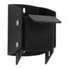 Black Steel Lifter Latch Secure Wheelbarrow Storage System Corrosion-Resistant Finish Protective Hook Pads Secure Weight Holding