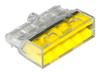 Quick Connector 5*0.5-2.5Mm2 Transparent/Yellow 10 Pcs - E-650-0250