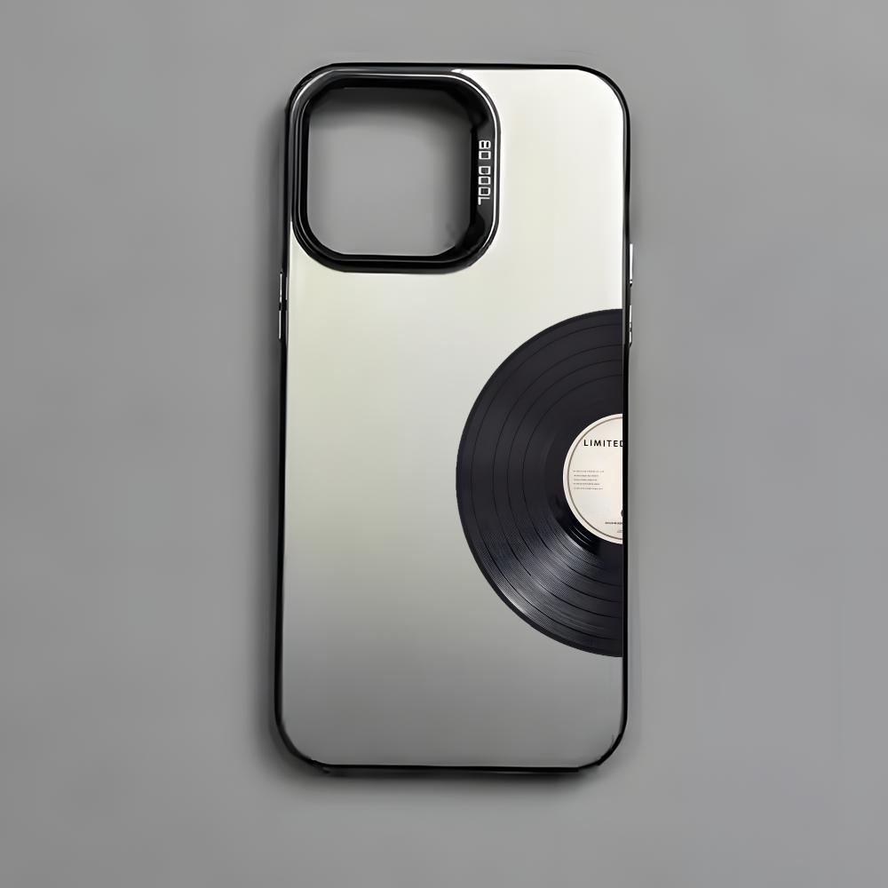 

Vinyl Records Phone Case For iPhone 17 16 15 14 13 12 11 Pro Max Air Colorful Matte Laser Aurora Shockproof Phone Case iPhone 15 Pro
