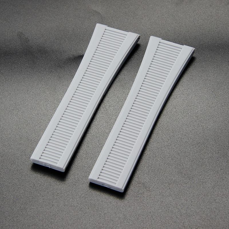 

Natural Rubber Concave Watch Strap for Patek Nautilus Philippe PP 5711 5712 Black Blue Gray Brown Silicone Watch Strap 25mm*13mm 25-13mm