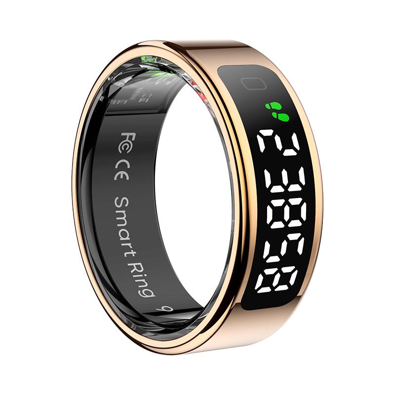 R11C Smart Ring: Wireless Charging, Display, Gesture Control, Sleep & Heart Rate Monitor, Pedometer, Calorie Tracker