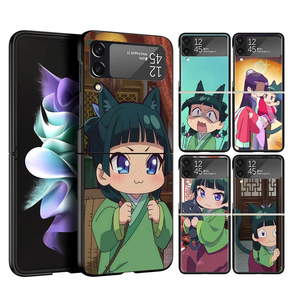 A-Apothecary D-Diaries Cute Cover Phone Case For Samsung Galaxy Z Flip 7 6 5 4 3 5G Flip7 Flip6 Flip5 Flip4 Flip3 Black Fundas S