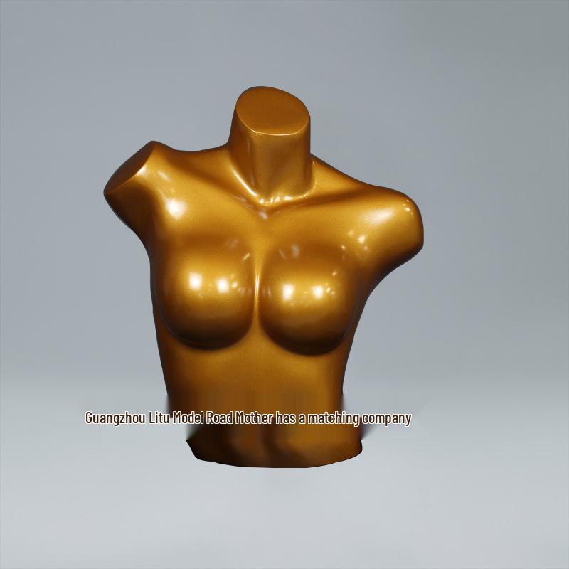 

Глянцевый белый женский манекен-бюст для демонстрации нижнего белья