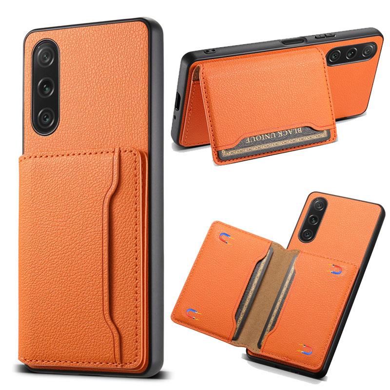 Portafoglio Multifunzione di Lusso in Ecopelle PU Custodia per Telefono Coque Per Sony Xperia 1 5 10 IV 1V 10V 5III 1VII Porta Carte Cover Guscio