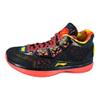 Li Ning Wade Way 4 Comfortable Shock Absorption Non-Slip Wear-Resistant Mid-Top Basketball Shoes Men Sneaker Black Orange ABAL069-1