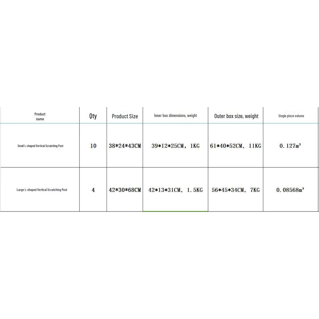 L-Shaped Vertical Wooden Cat Scratching Post - Non-Shedding Indoor Cat Toy & Claw Board