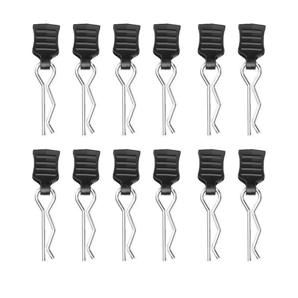 

12pcs R-type RC Car Body Clips Pin with Tab RC Cars Parts Car Body Shell Clip Model Assembly 12pcs