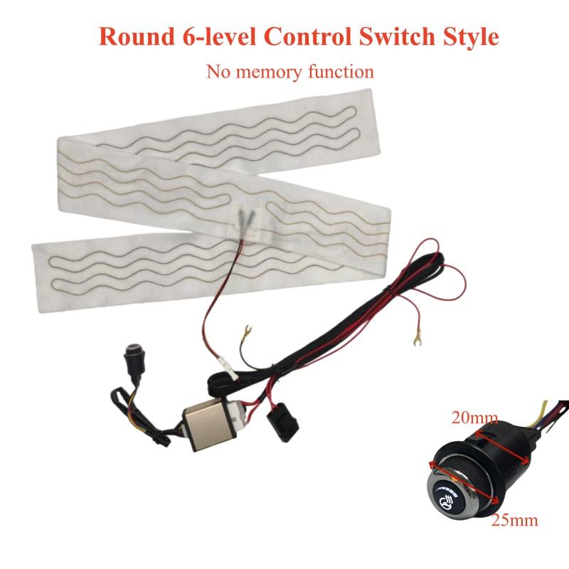 12V 40W Evrensel Araba Dahili Direksiyon Simidi Isıtıcı Kiti Alaşım Tel Isıtma Pedi Araba Spesifikasyon Seviye Kontrol Anahtar Sistemi