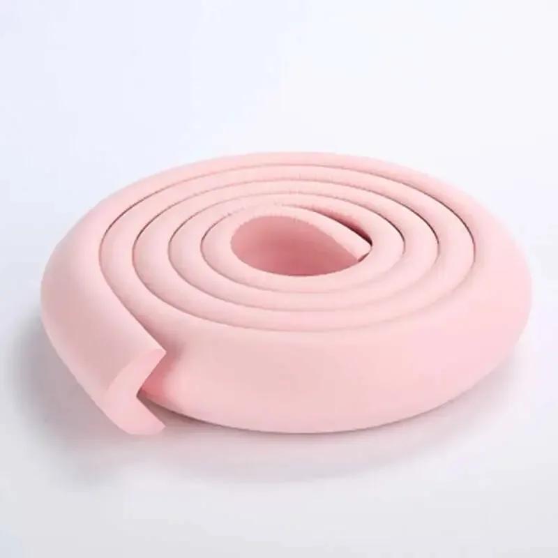 2M Baby Safety Table Edge Protector Anti-collision Soft L-shaped Child Bumper Strips Strip Safety Table Corner Protection Strips