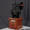 Č. 00984 Retro klasický ruční kávovar Zásuvka nápojového automatu DIY Mini bloky Cihly Stavebnice pro děti Bez krabice