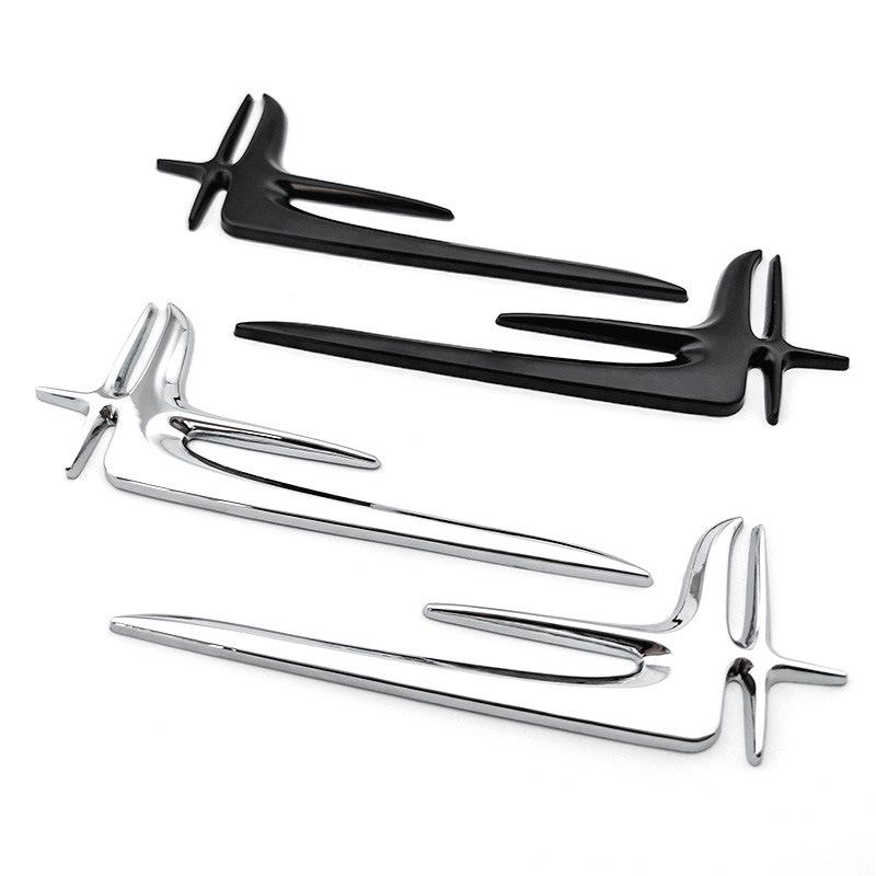 Adesivo Decorativo de Metal para Lateral de Carro Mercedes-Benz Classe C/Classe E